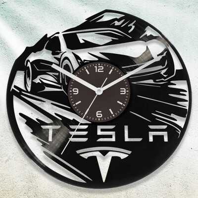 Tesla bakelit óra - Akár egyedi felirattal