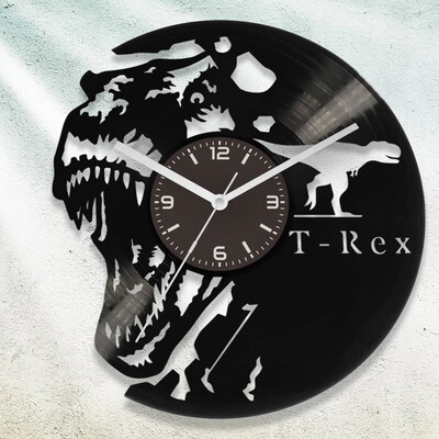 T-Rex bakelit óra - Akár egyedi felirattal