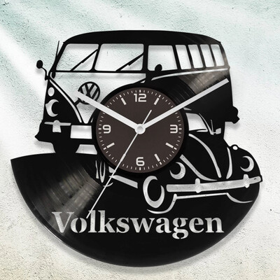 Volkswagen bakelit óra - Akár egyedi felirattal