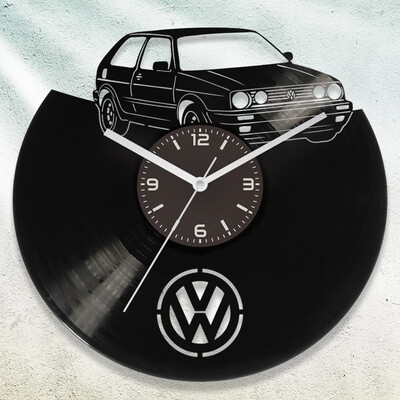 Volkswagen Golf GTI bakelit óra - Akár egyedi felirattal