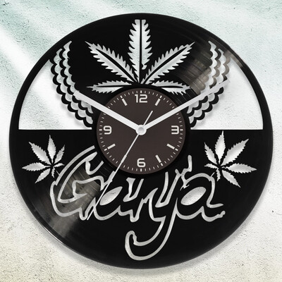 Cannabis bakelit óra - Akár egyedi felirattal