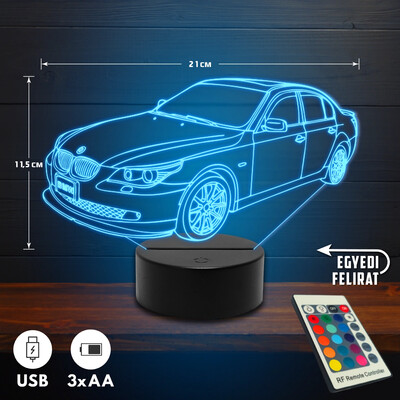 BMW 5 Series 2008 E60 Led lámpa - Akár egyedi felirattal