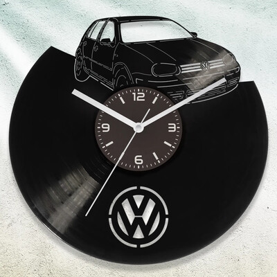 Volkswagen Golf bakelit óra - Akár egyedi felirattal