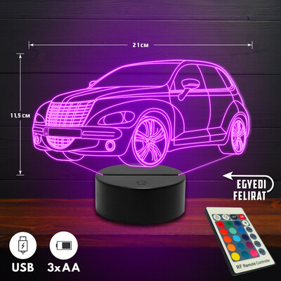 Chryleser PT Cruiser Led lámpa - Akár egyedi felirattal
