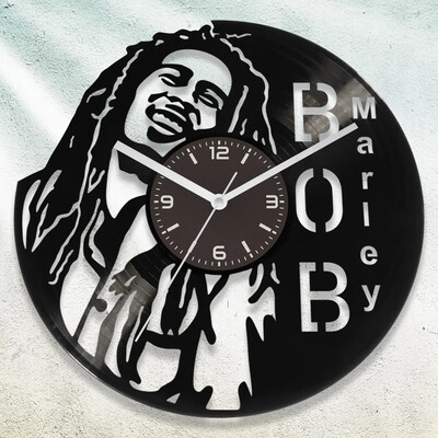 Bob Marley bakelit óra - Akár egyedi felirattal
