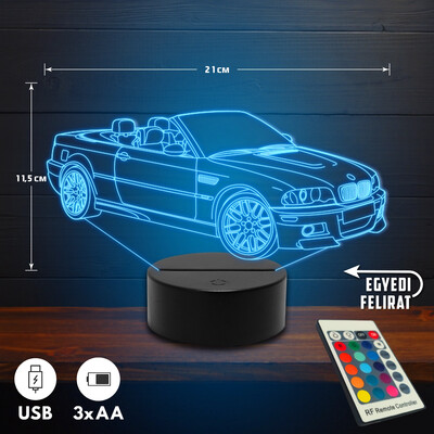 BMW Cabrio M3 autós Led lámpa