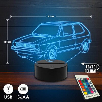 VW Golf MK1 GTI autós Led lámpa