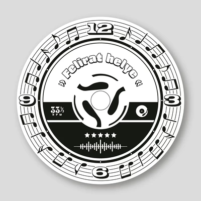 V - Alap óralap - Fekete #1