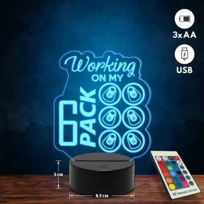 Sörimádó 3D Led lámpa