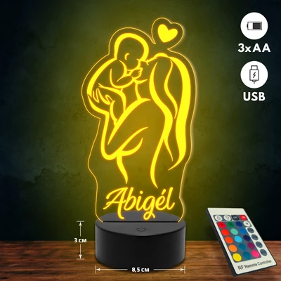 Babaköszöntő 3D Led lámpa