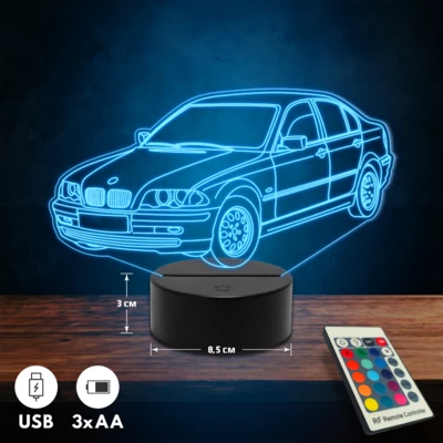 BMW E46 autós 3D Led lámpa