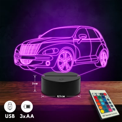 Chryleser PT Cruiser autós 3D Led lámpa
