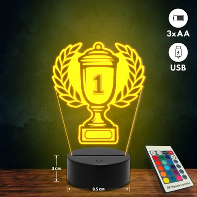 Serleg 3D Led lámpa