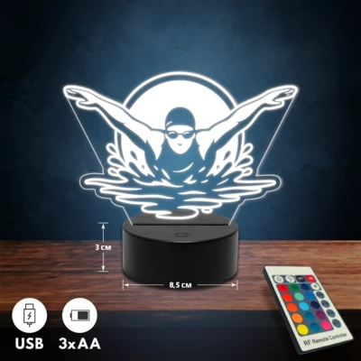 Úszó 3D Led lámpa