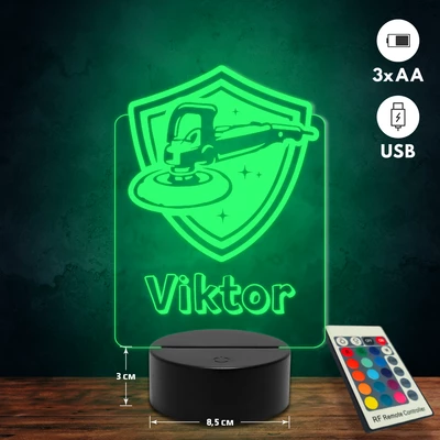 Polírozós 3D Led lámpa