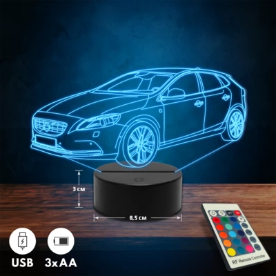 Volvo V40 Cross Country autós 3D Led lámpa