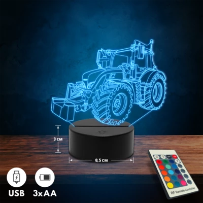 Fendt 720 Vario traktoros 3D Led lámpa