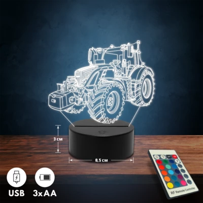 Fendt 720 Vario traktoros 3D Led lámpa