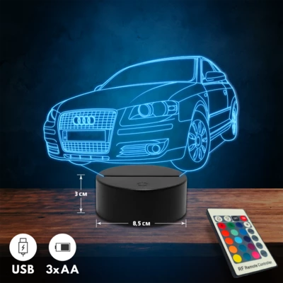 Audi A3 8P autós 3D Led lámpa