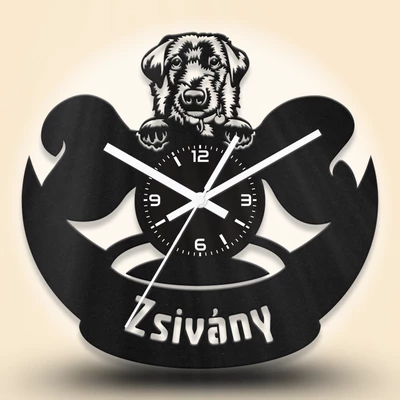 Jagd Terrier kutyafejes fa falióra