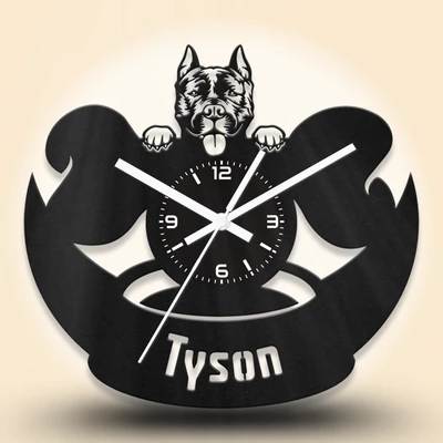 Staffordshire terrier kutyafejes fa falióra