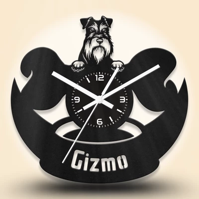 Schnauzer kutyafejes fa falióra