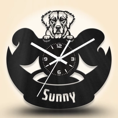 Golden Retriever kutyafejes fa falióra