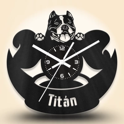 American Bully kutyafejes fa falióra