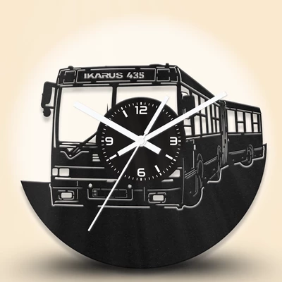 Ikarus 435 buszos fa falióra