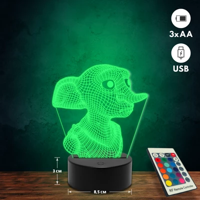 Dobby 3D Led lámpa