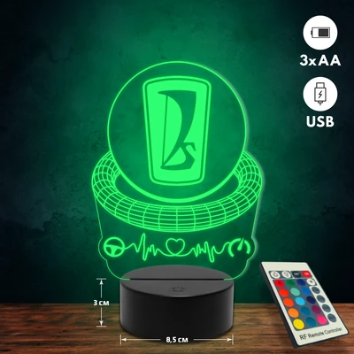 Lada logós 3D Led lámpa