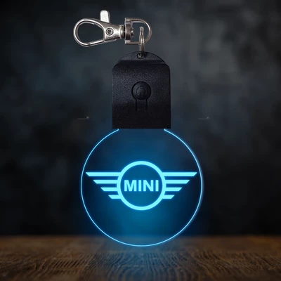 Mini Cooper világító led kulcstartó