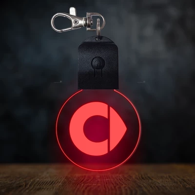 Smart világító  led kulcstartó