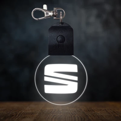 Seat világító led kulcstartó