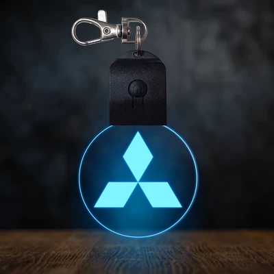 Mitsubishi világító led kulcstartó