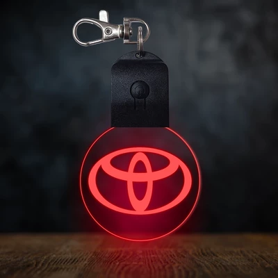 Toyota világító led kulcstartó