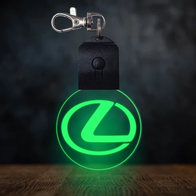 Lexus világító led kulcstartó