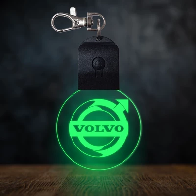 Volvo világító led kulcstartó