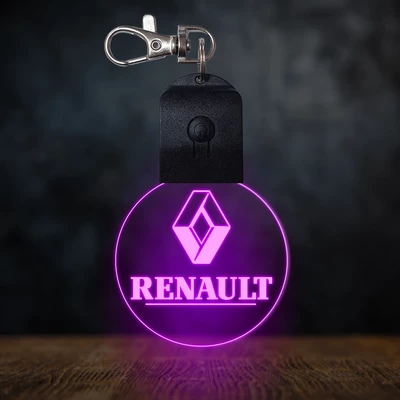 Renault világító led kulcstartó