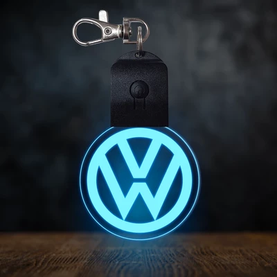 Volkswagen világító led kulcstartó
