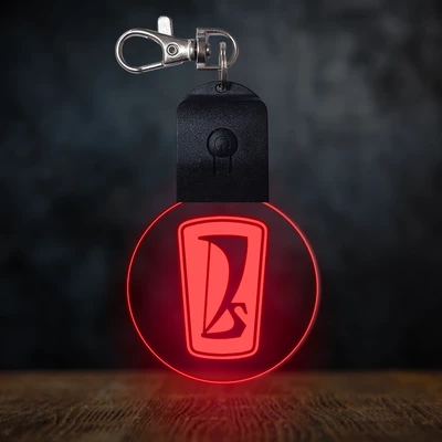 Lada világító led kulcstartó