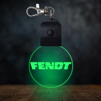 Fendt világító led kulcstartó