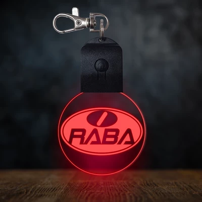 Rába világító led kulcstartó