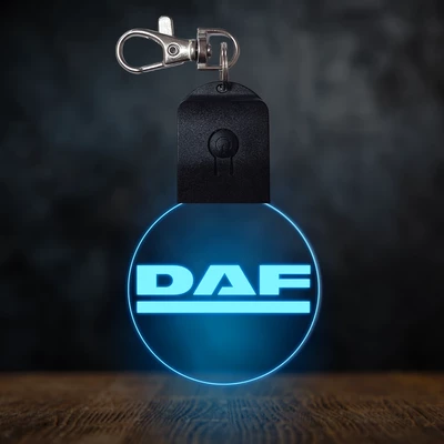 DAF világító led kulcstartó