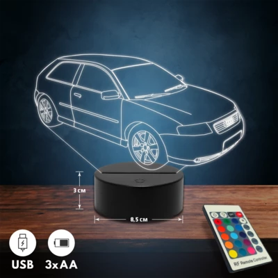 Audi A3 8L 3D Led lámpa