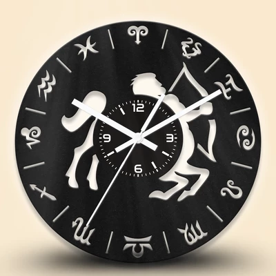 Nyilas - Csillagjegyes fa falióra