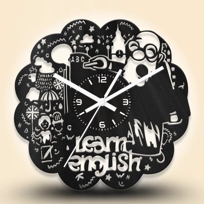 Angol tanár fa falióra