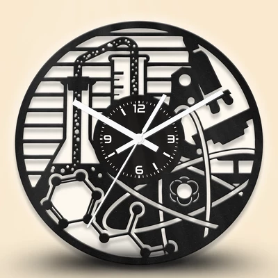 Kémia tanár fa falióra