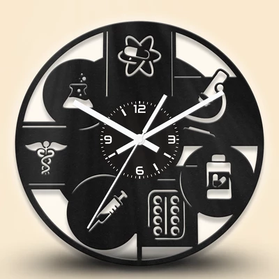 Gyógyszerész fa falióra