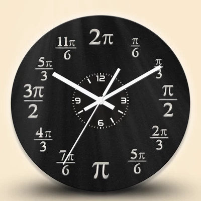 Matematikai képletek (Pi) fa falióra